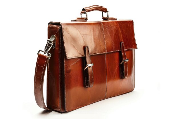 Briefcase brown leather