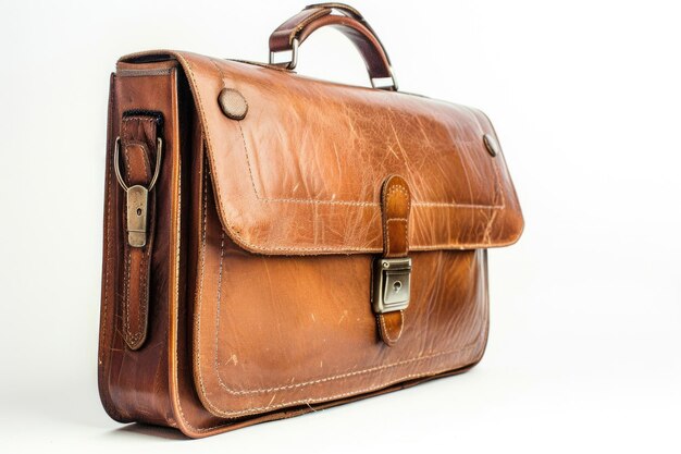 Briefcase brown leather