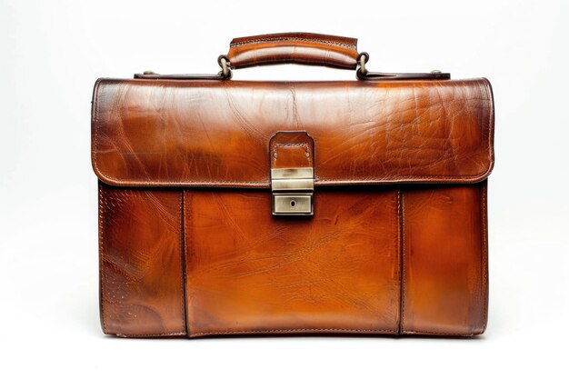 Briefcase brown leather