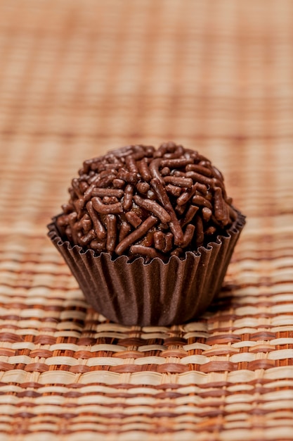 Brigadeiro a brazilian sweet.