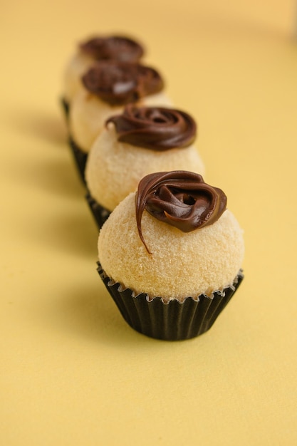 Brigadeiro Gourmet. Typical Brazilian sweet.