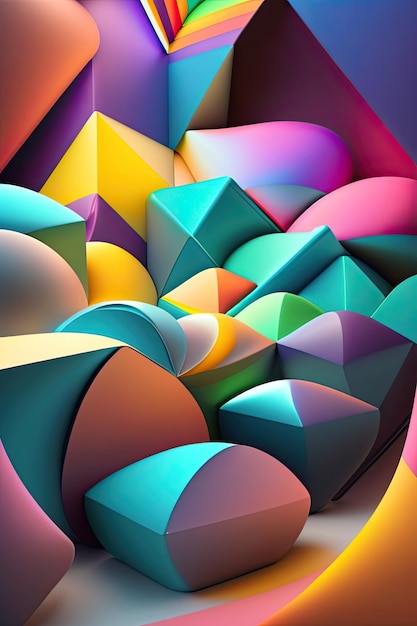 Bright 3D Background