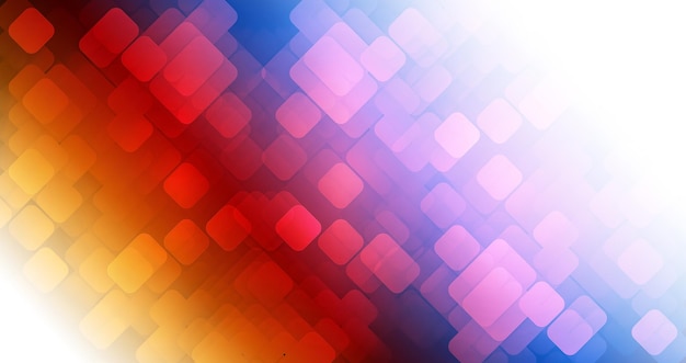 Bright abstract background with smoothed squares