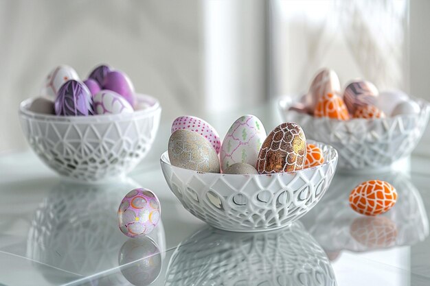 Photo bright and airy studio shot of easter celebration