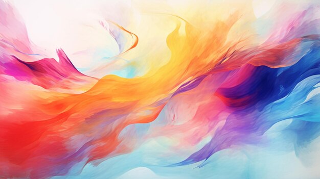 bright artistic splashes abstract painting color