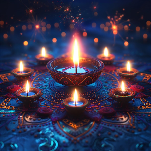 Bright and Beautiful Oil Lamps for the Festival diwali