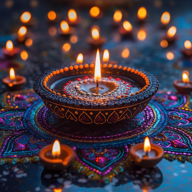 Bright and Beautiful Oil Lamps for the Festival diwali