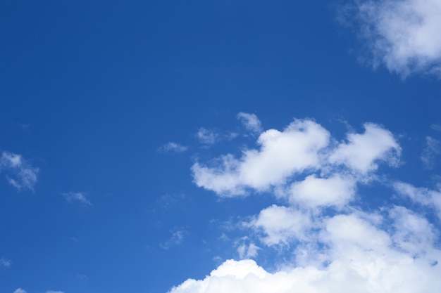 Bright blue Sky with some clouds