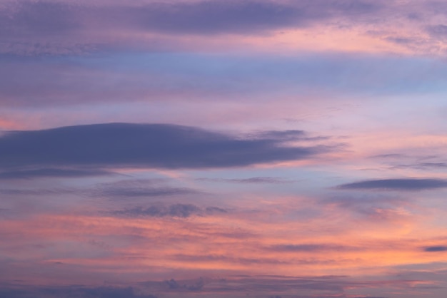 Bright colorful sky at sunset sky for background