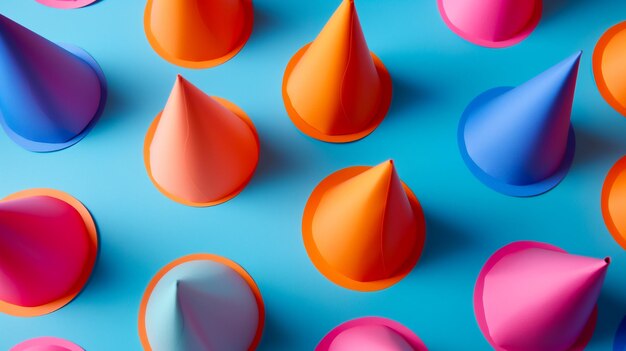 Photo bright colorful vector patterns featuring circles and spheres like balloons bubbles and water drops