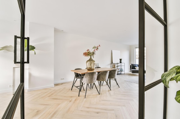 Bright dining room