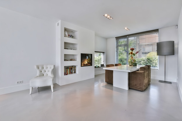 Bright dining room