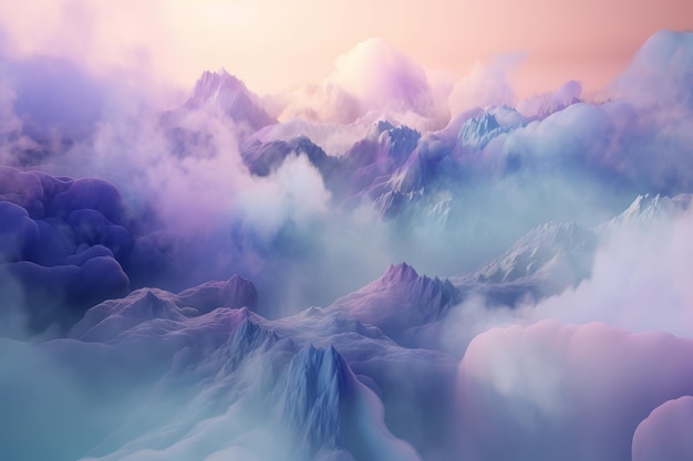 Bright dreamy background Generate Ai