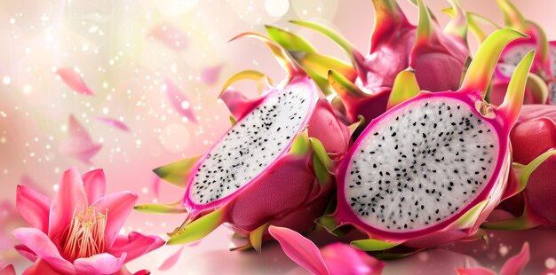 Bright and Fresh Costa Rican Pitahaya Watch Amidst Floral Beauty Natureinspired Design