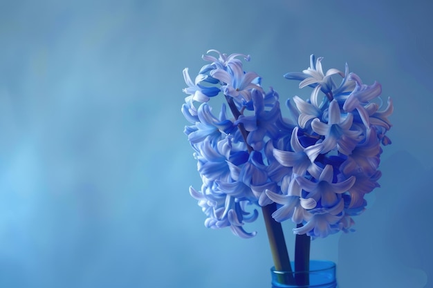 Bright Hyacinth Flowers Arranged