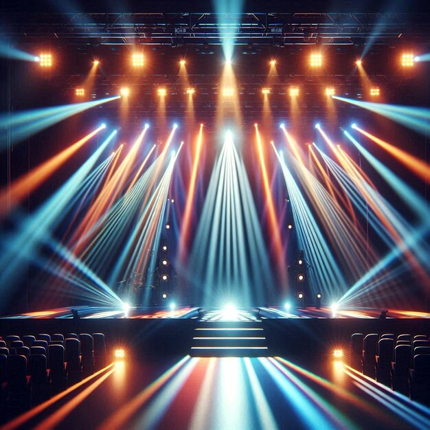 Bright lighting ramp concepts that elevate music stage performances