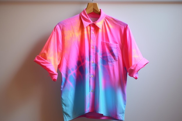 Photo bright neon tie dye with sharp edges tie dye background image