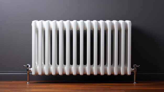 Bright Radiator Heater on a white background