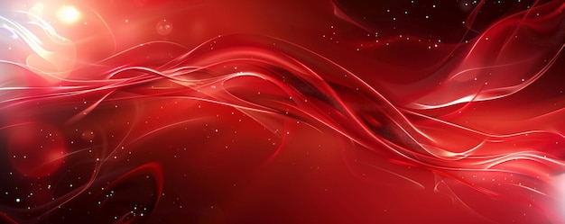 A bright red background with a slight gradient and a glossy finish adding a sense of shine and