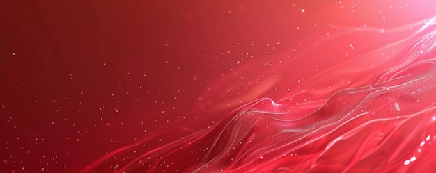 A bright red background with a slight gradient and a glossy finish adding a sense of shine and