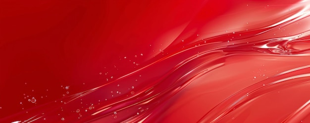 A bright red background with a slight gradient and a glossy finish adding a sense of shine and