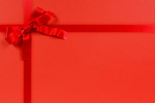 Bright red gift