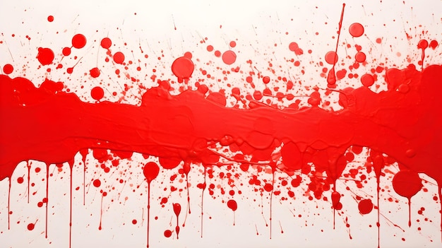 bright red ink splatter dots dripping UHD Wallpaper