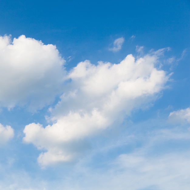 Bright sky and clouds