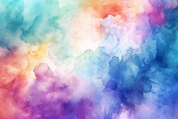 Bright and Vibrant Watercolor Texture for Background