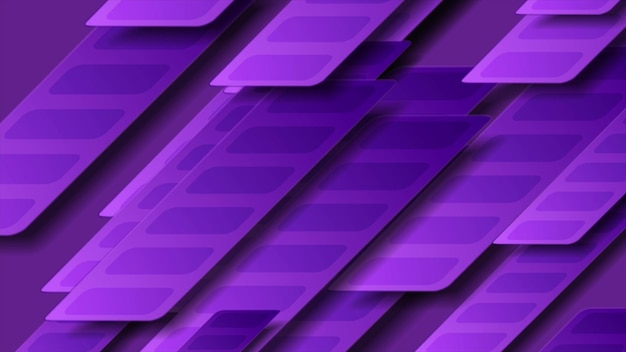 Bright violet shiny geometric tech abstract background