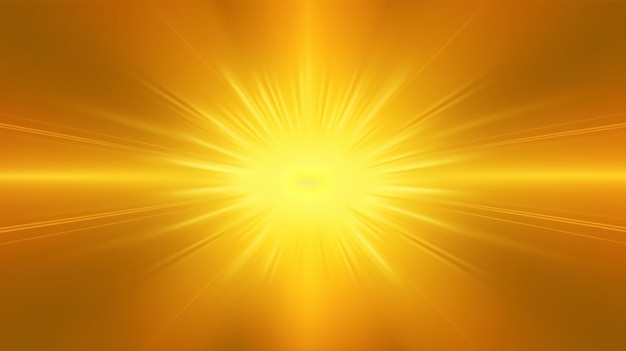 bright yellow sunburst lens flare