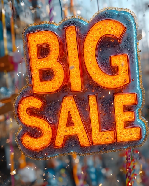 The brightly colored BIG SALE signs are designed to be fresh fun and eyecatching perfect for creating excitement in any retail store encouraging customers to come and check out the products