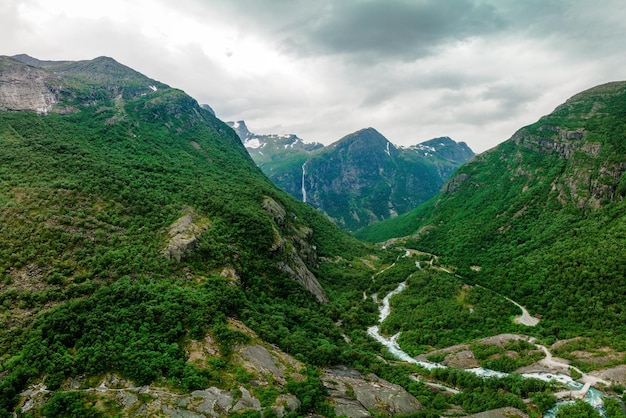 Briksdalsbreen is a glacier arm of JostedalsbreenBriksdalsbre Norway