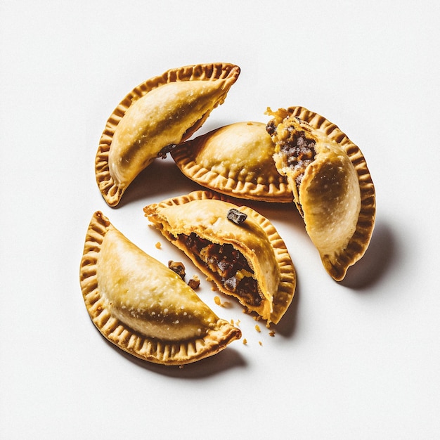 Bring a touch of sophistication to your food-related projects with our Empanadas food photography