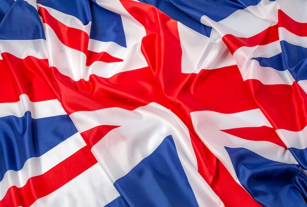 British flag fabric background