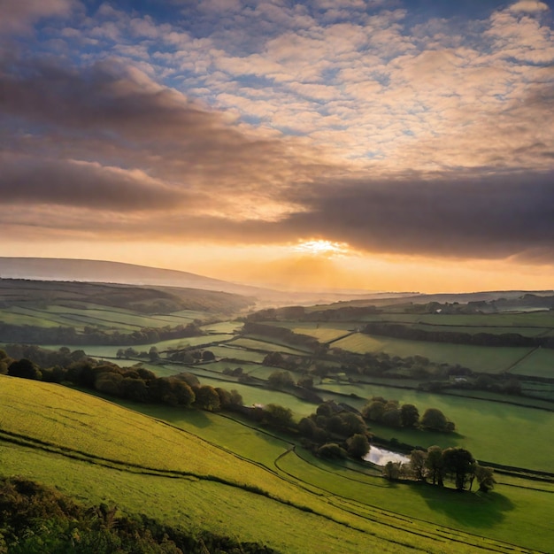 British Landscapes A Symphony of Nature and Architecture in Light and Shadow