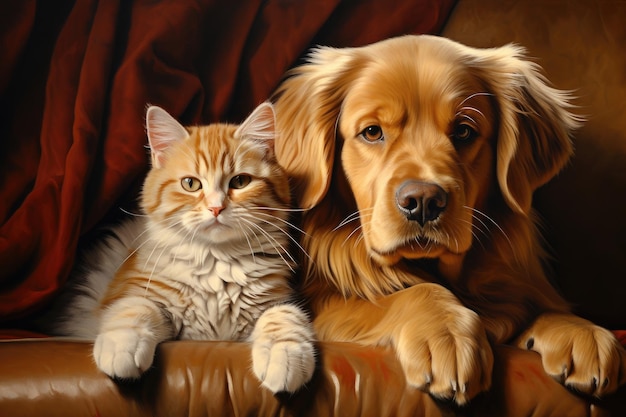 British shorthairs and Golden Retrievers