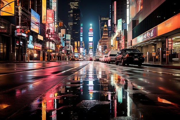 Broadway Lights in Times Square photography