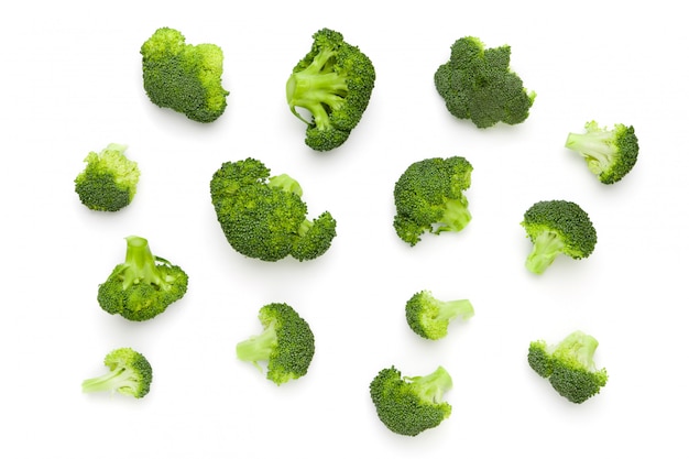 Broccoli isolated on white