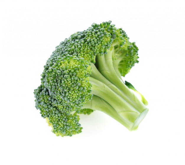 Broccoli isolated on white