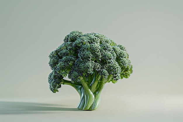 a broccoli tree on a white background