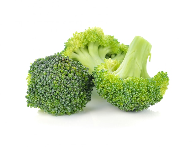 Broccoli vegetable isolated on white