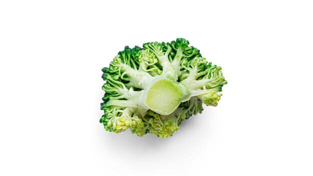 Broccoli on a white background