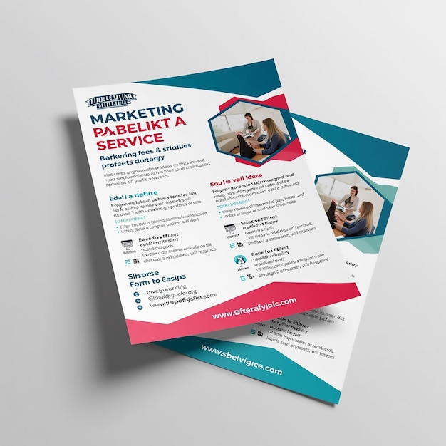 Photo a brochure for a company called quot free service quot