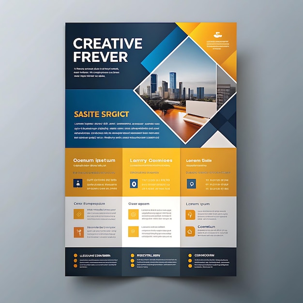 a brochure for creative dispenser is displayed on a gray background