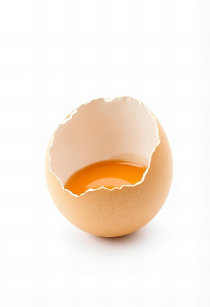 a broken egg with a broken egg inside