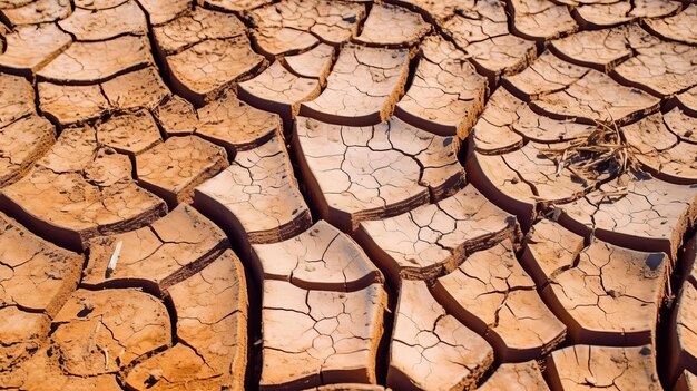 Broken soil in show genuinely hate toward of the truth that dry spell Environment and environment the issue of dry season Creative resource AI Generated