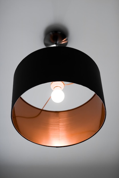 Bronze lamp in a room elegant modern home decor lighting