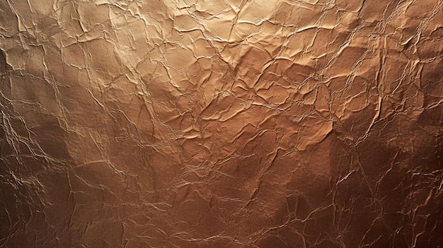 Photo bronze textured paper surface close up plain bronze textured paper