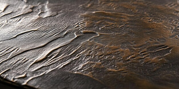 Photo a bronze textured surface with a smooth matte finish featuring faint linear engravings that add a